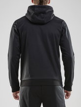 Craft Hoodie Fullzip Pro Control black/white Men
